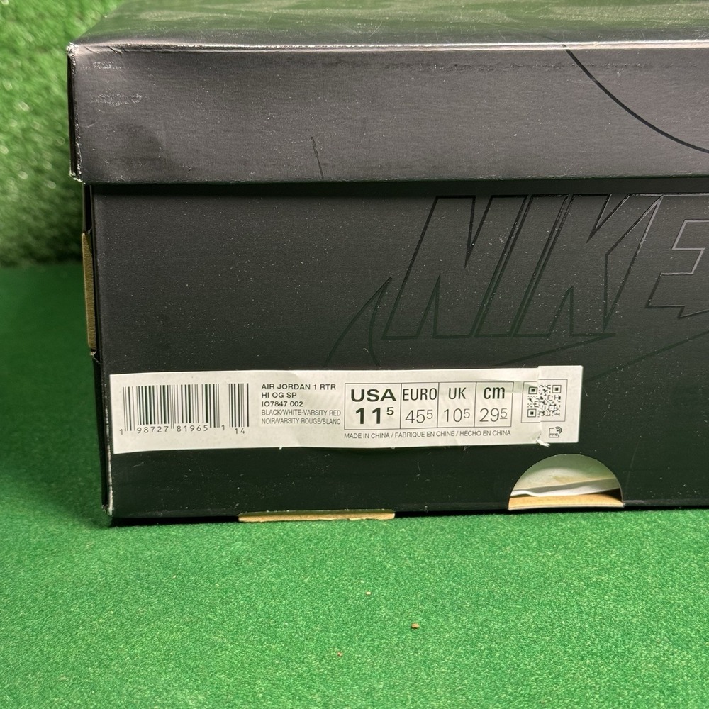 Nike Air Jordan 1 Retro High OG X Union X Fragment IO7847-002 Men Size 11.5 - Picture 8 of 9